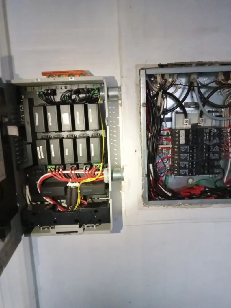 Electrical panel upgrade completed for Security Camera Wiring in Haddon Heights